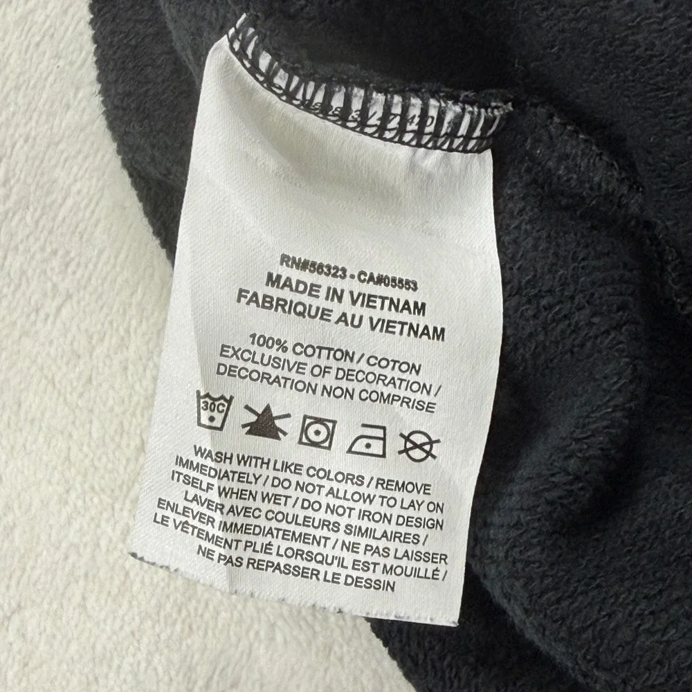 Jordan Flight Essentials Men Black Cotton French Terry Sweatpants Joggers Large